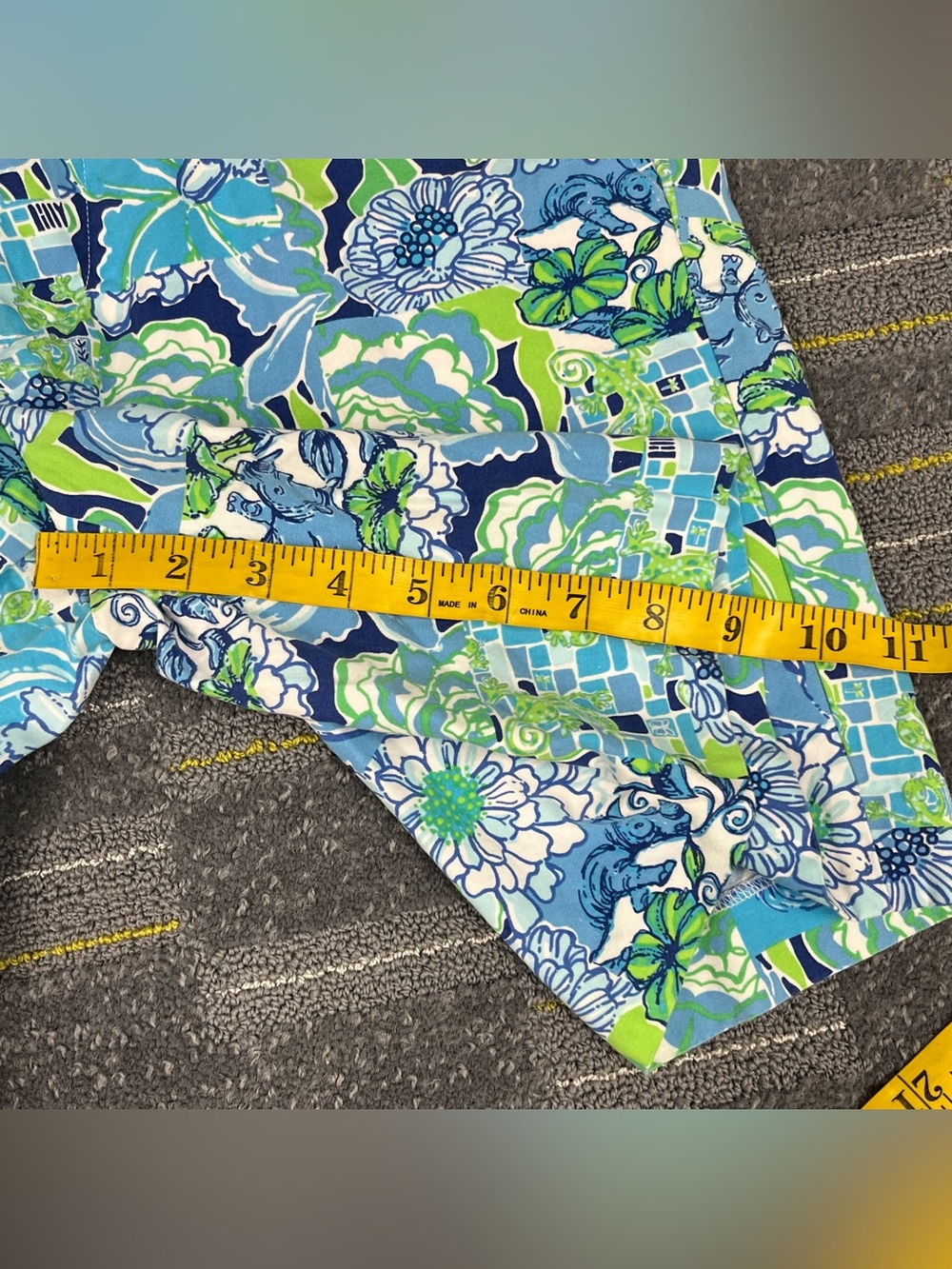 Lilly Pulitzer Via Palm Beach Mens Multicolor Floral Everglades Shorts Size 32 - Picture 8 of 11